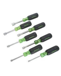 7-Piece Nut Driver Set (3" Shank): Sizes 3/16", 1/4", 5/16", 11/32", 3/8", 7/16", & 1/2"