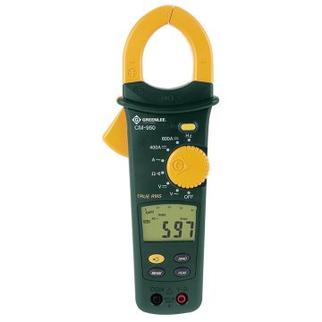 Clamp meter AC/DC RMS 600A