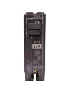 GE Q-Line 20 Amp 1 Single-Pole Full Size Circuit Breaker 120/240 Vac – THQL1120
