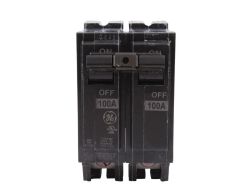 GE Q-Line 100 Amp 2 Double-Pole Full Size Circuit Breaker 120/240 Vac – THQL21100