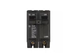 GE Q-Line 20 Amp 2 Double-Pole Full Size Circuit Breaker 120/240 Vac – THQL2120