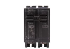 GE Q-Line 70 Amp 2 Double-Pole Full Size Circuit Breaker 120/240 Vac – THQL2170